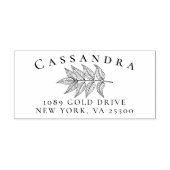 クラスファミリー名差出人住所 セルフインキングスタンプ (デザイン)