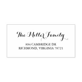 クラスファミリー名差出人住所 セルフインキングスタンプ