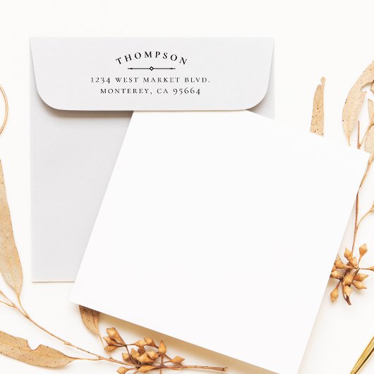 クラスフエレガントァミリ返品のカスタム住所 ラバースタンプ