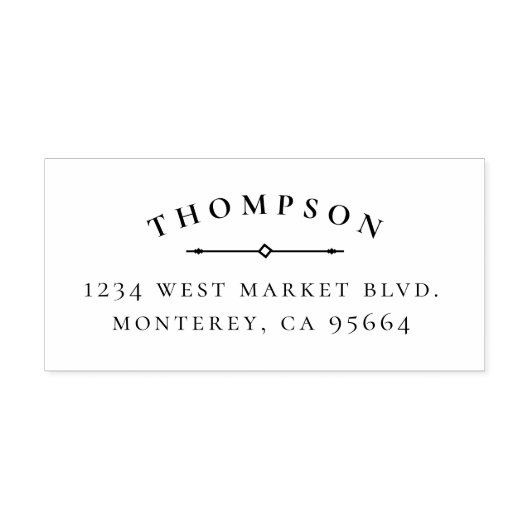 クラスフエレガントァミリ返品のカスタム住所 ラバースタンプ (インプリント)