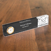 クラスフォトメトリックアイドクターデスク名プレート デスクネームプレート (側面)