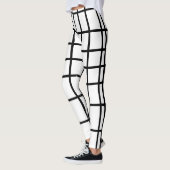 クラスブラックストライプ レギンス (左)