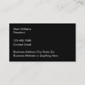 クラスホームビルダー建築名刺 名刺 (裏面)