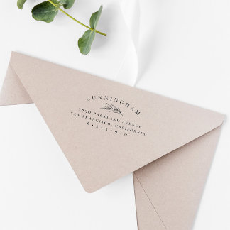 クラスボタニカルブランチファミリーネーム差出人住所 セルフインキングスタンプ