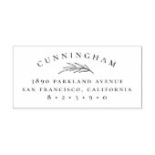 クラスボタニカルブランチファミリーネーム差出人住所 セルフインキングスタンプ (デザイン)