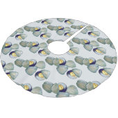 クラスムシーフードクランベークビーチ海クラムディグ ブラッシュドポリエステルツリースカート (アングル)