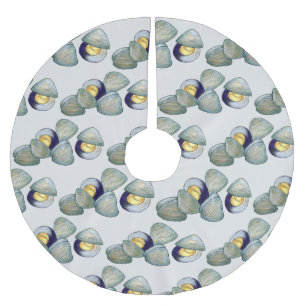 クラスムシーフードクランベークビーチ海クラムディグ ブラッシュドポリエステルツリースカート