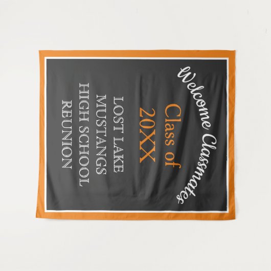 クラスメイトたちよ!同窓会歓迎タペストリー タペストリー (正面(横))