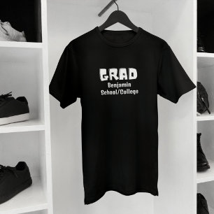 クラスメイトのシンプル卒業名 Tシャツ