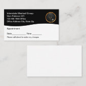 クラスメディカルドクターアポイントメントカード新規 予約カード (正面/裏面)