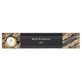 クラスメンズエグゼクティブ机用ネームプレート デスクネームプレート (正面)