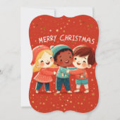 クラスメートのクリスマス応援カード (正面)