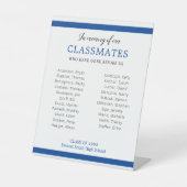 クラスメートの名誉を讃える懇親会の記憶に青 台座サイン (正面)