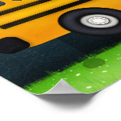 クラスメートの永遠の友達のカスタム写真 ポスター (角)