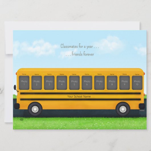 クラスメート&フレンズ黄色のスクールバス10写真 (正面)