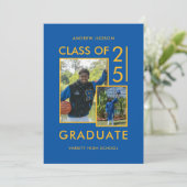 クラスモダン25青2写真オープンハウス 招待状 (スタンド正面)