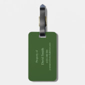 クラスモノグラム紅葉ラゲッジタグ ラゲッジタグ (裏面縦)