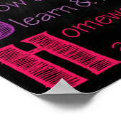 クラスルームスペインのルール印刷可能ポスター ポスター (角)