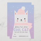 クラスルームバレンタカッコいいイン猫 シーズンカード (正面/裏面)