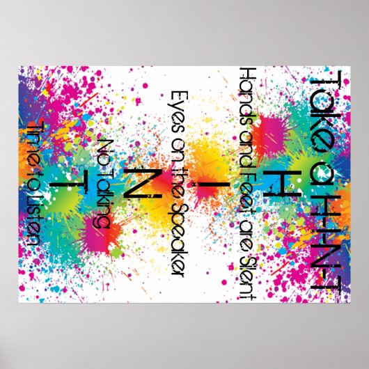 クラスルーム管理 ポスター (正面)