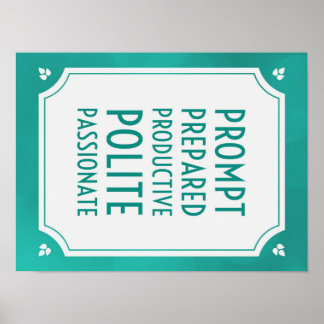 クラスルーム規則ポスター ポスター