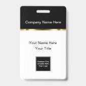 クラスロゴビジネス名バッジ バッジ (裏面)