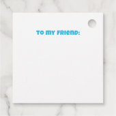 クラスヴァレンティーンズラッキーダックゴムダッキー（アヒルちゃん） フェイバータグ (裏面)