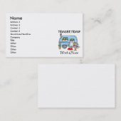 クラス付きトレーラーパークのごみ 名刺 (正面/裏面)