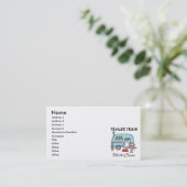 クラス付きトレーラーパークのごみ 名刺 (スタンド正面)