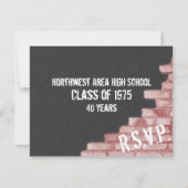 クラス会落書き返答カード 招待状 (裏面)