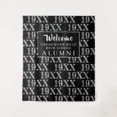 クラス会 ブラック クラス 年 フォト プロップ バックドロップ タペストリー (正面)