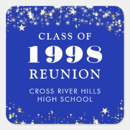 クラス会 ロイヤルブルー シルバースターズ 個人用 スクエアシール