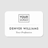 クラス分けカスタムのロエレガントゴのホワイトネームのタグ 名札 (正面)