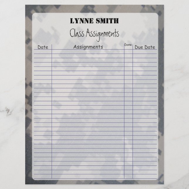 クラス割り当てカモフラージュACU (正面)