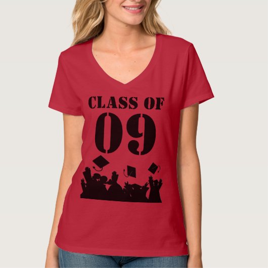 クラス同窓会 09年卒業 Tシャツ (正面)