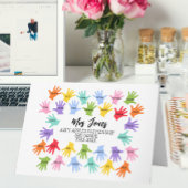 クラス名先生ハンドプリントユーザーの言葉 カード