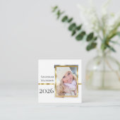 クラス年の卒業表の挿入名 |フォトカード コーリングカード (スタンド正面)