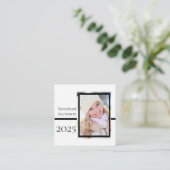 クラス年卒業式の挿入名 |フォトカード コーリングカード (スタンド正面)