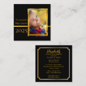 クラス年卒業式の挿入名 |フォトカード コーリングカード (正面/裏面)