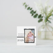 クラス年卒業式の挿入名 |フォトカード コーリングカード (スタンド正面)