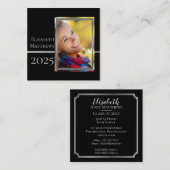 クラス年卒業式の挿入名 |フォトカード コーリングカード (正面/裏面)