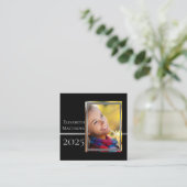 クラス年卒業式の挿入名 |フォトカード コーリングカード (スタンド正面)