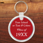 クラス懇親会おみやげ、学名、年、色 キーホルダー (正面)