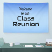 クラス懇親会へようこそ 横断幕 (トレードショー)