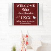 クラス懇親会アイディア50年、変更年、色、 横断幕 (インサイチュ)