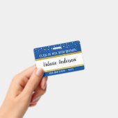 クラス懇親会キープサクID バッジ (手持ち)