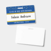 クラス懇親会キープサクID バッジ (正面＆裏面)