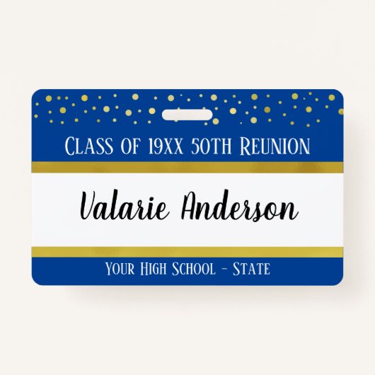 クラス懇親会キープサクID バッジ (正面)