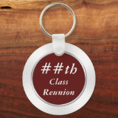 クラス懇親会キーホルダーの色と文字 キーホルダー (裏面)