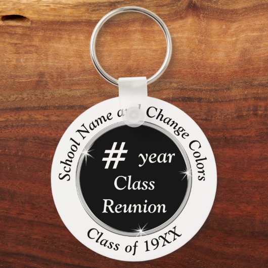 クラス懇親会ギフトアイディア任意の年と色 キーホルダー (正面)